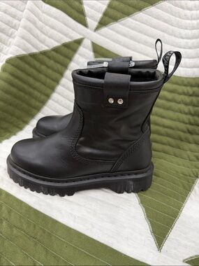 1/9
ANISTONE LO LEATHER BIKER BOOTS NWOB